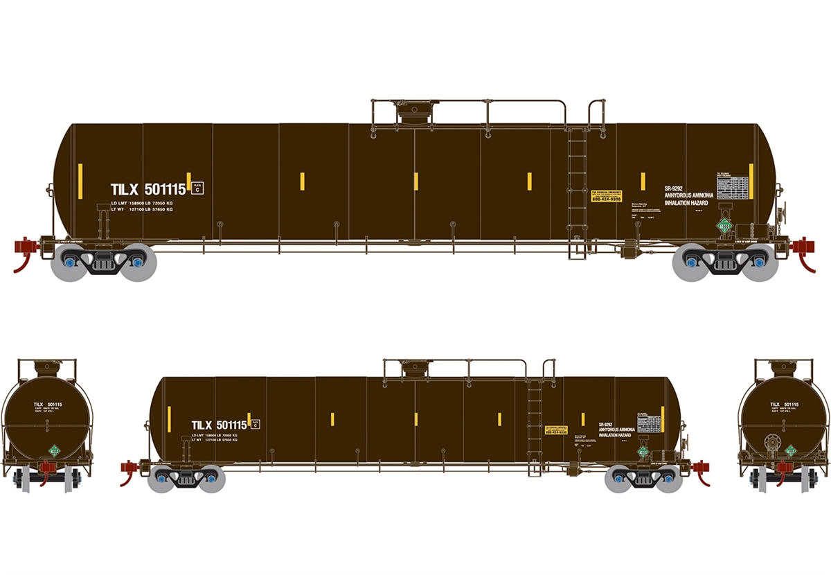 33K Gallon LPG Tank Car: TILX #501115 | Athearn Genesis