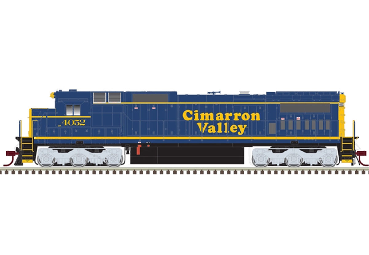 Dash 8-40C (DCC & Sound): CVR (Blue/Yellow) | Atlas Model Railroad