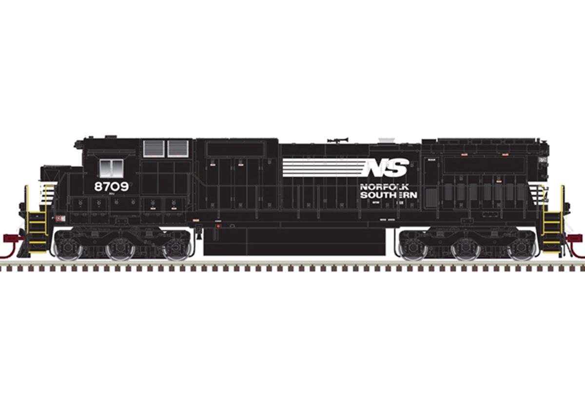 Dash 8-40C (DCC & Sound): NS (Black/White) | Atlas Model Railroad