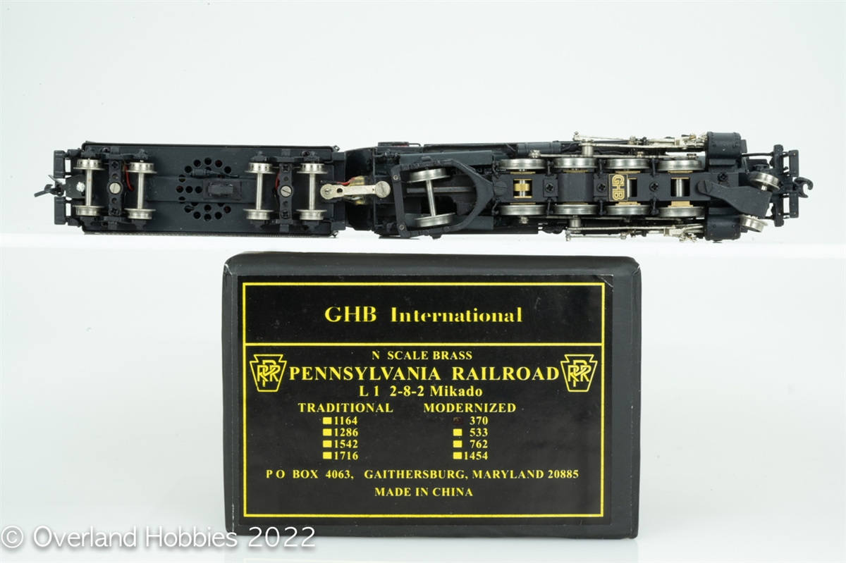 L1 2-8-2 Mikado, modernized, f/p: PRR #370 | GHB Models